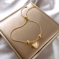 Pichi Heart Bracelet in Gold Work
