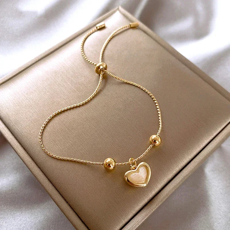 Pichi Heart Bracelet in Gold Work