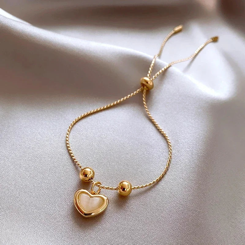 Pichi Heart Bracelet in Gold Work