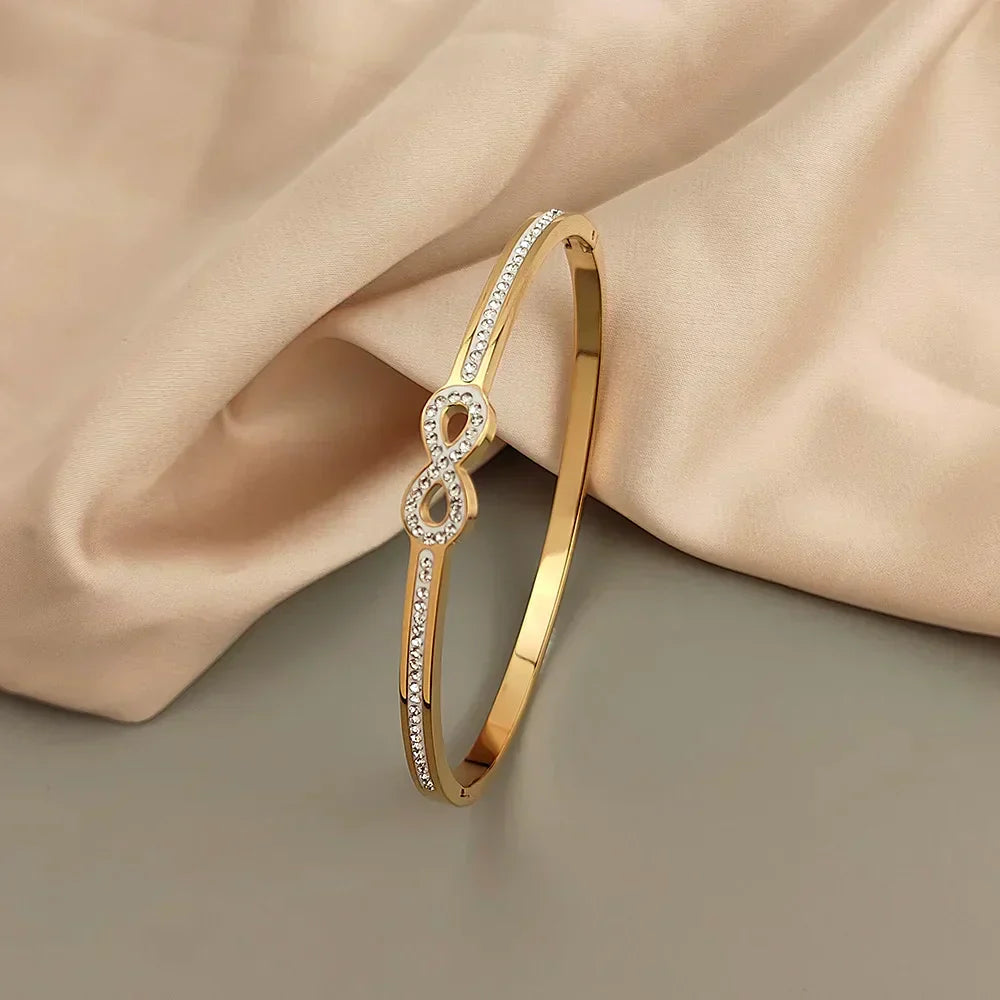 Infinity Cuff Bracelet with Exclusive Crystals