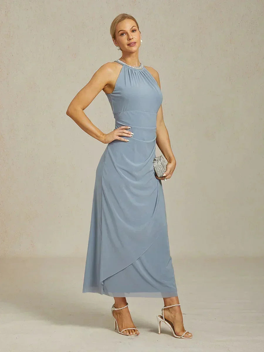 Elegant Maxi Dresses with Pearls and Ruffle Details