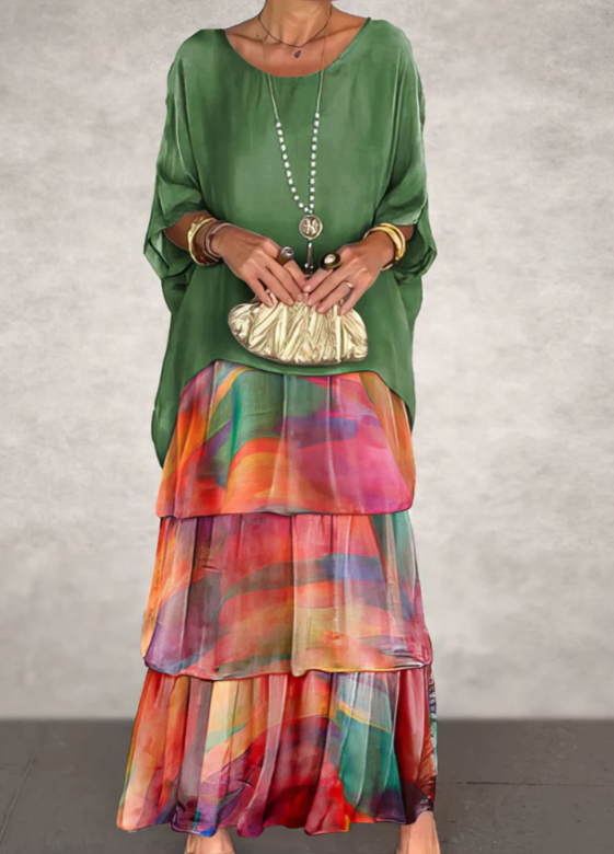 Boni - Elegant Flowing Maxi Dress