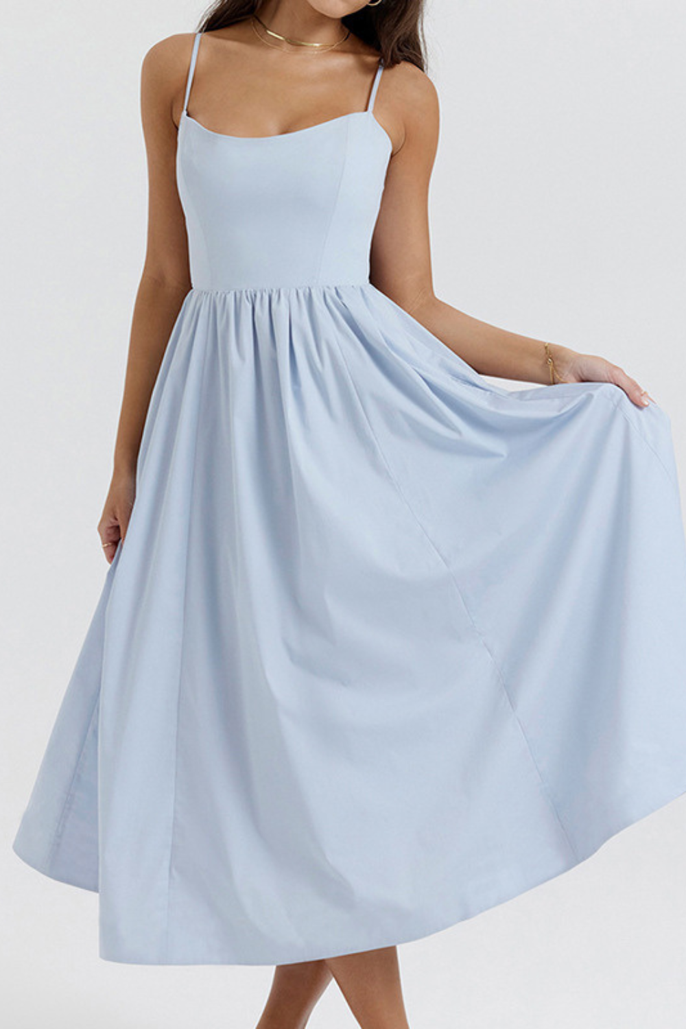 Estelle | Elegant Midi Corset Dress for Summer