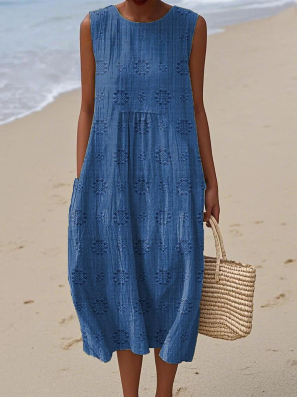 Sarah | Midi Dress with Pattern