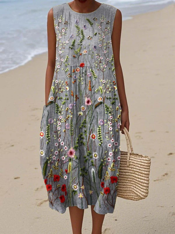 Kara | Midi Floral Dress
