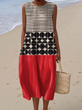 Jane | Midi Dress in Mixed Colors
