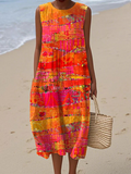 Paye | Midi Dress Sunset