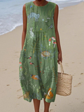 Speranza | Midi Forest Dress