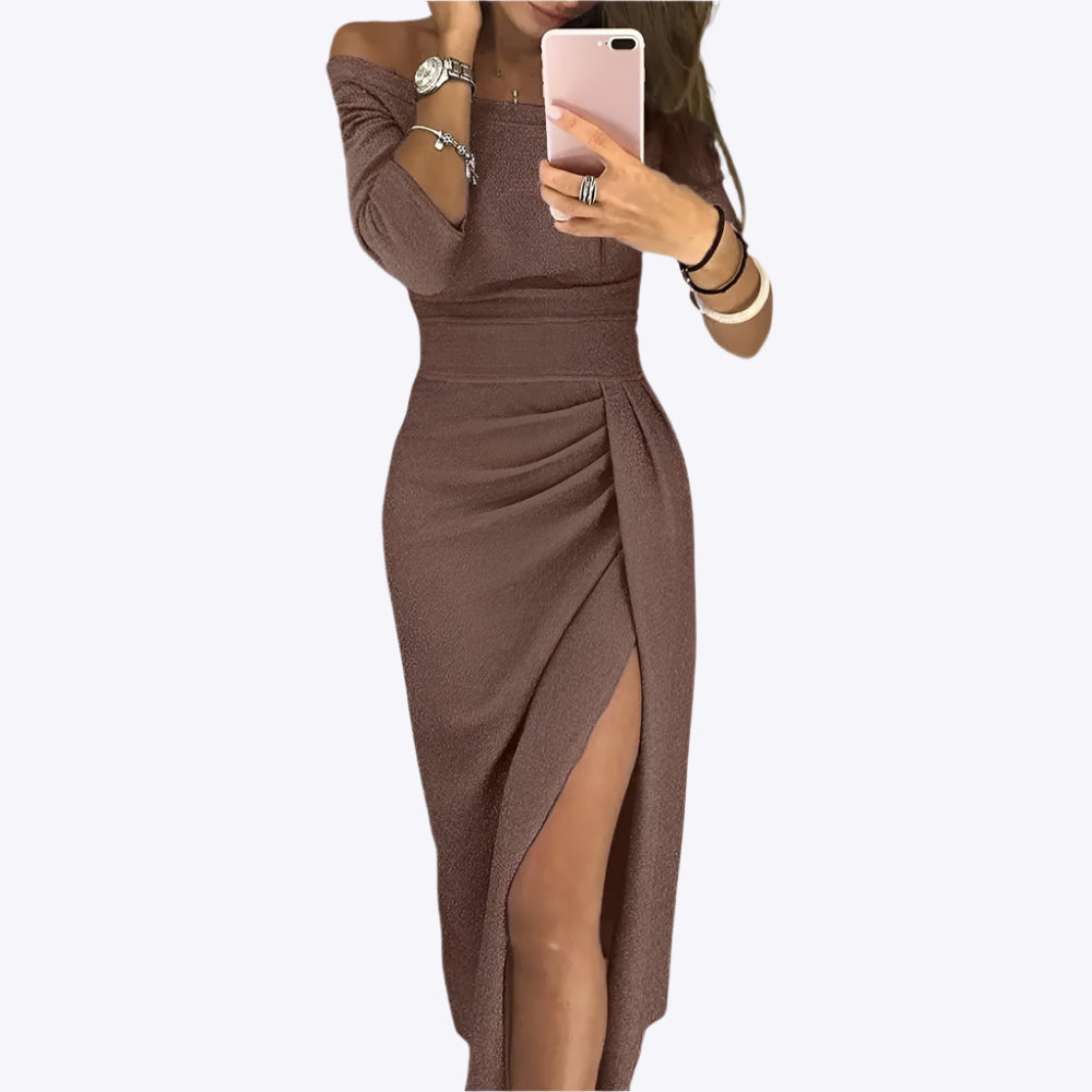 Sophia | Women's Dress with Stunning Glossy Finish