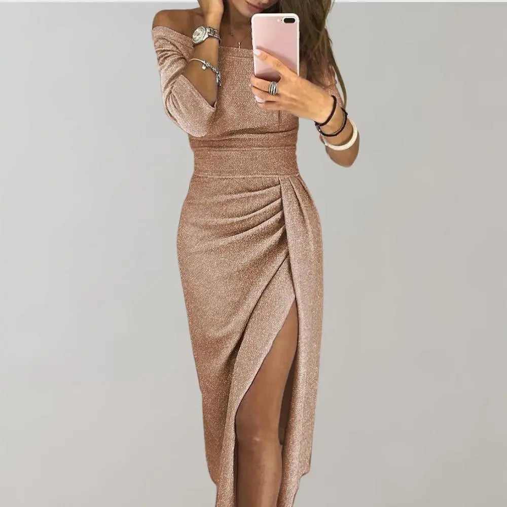 Sophia | Women's Dress with Stunning Glossy Finish