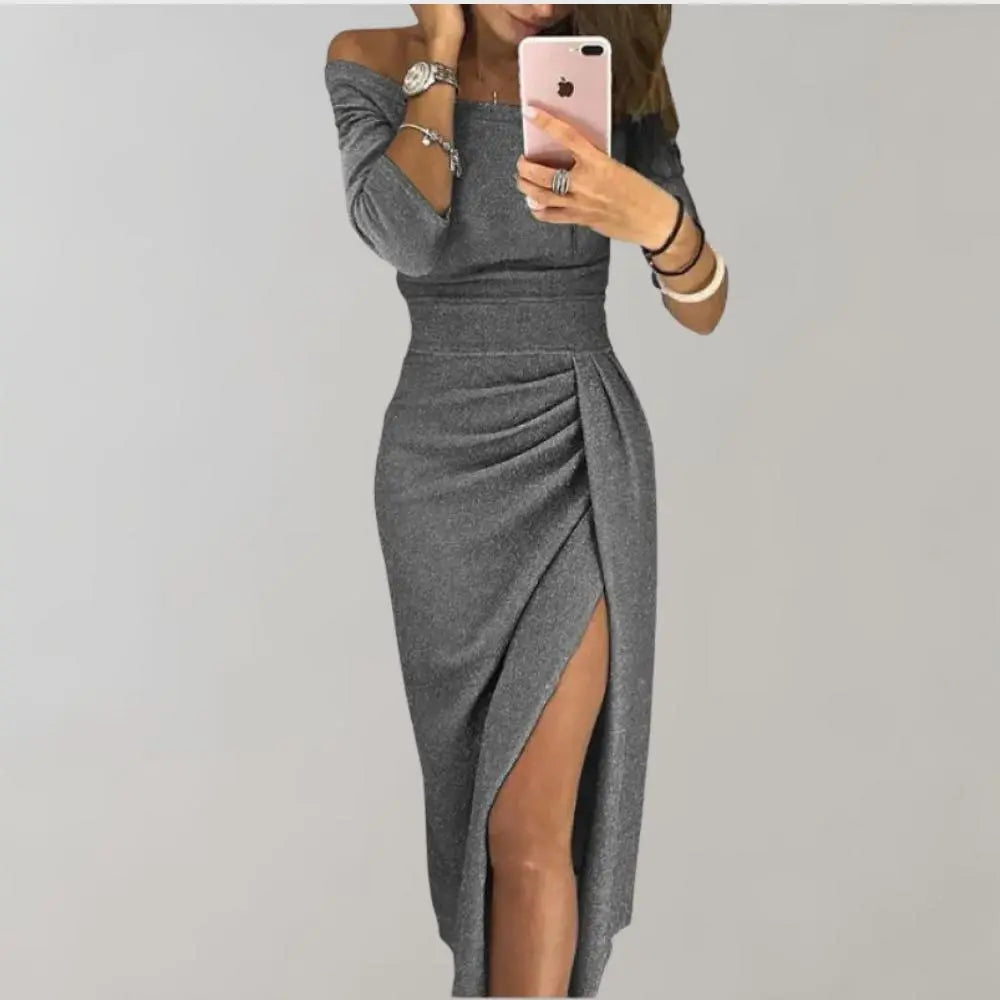 Sophia | Women's Dress with Stunning Glossy Finish