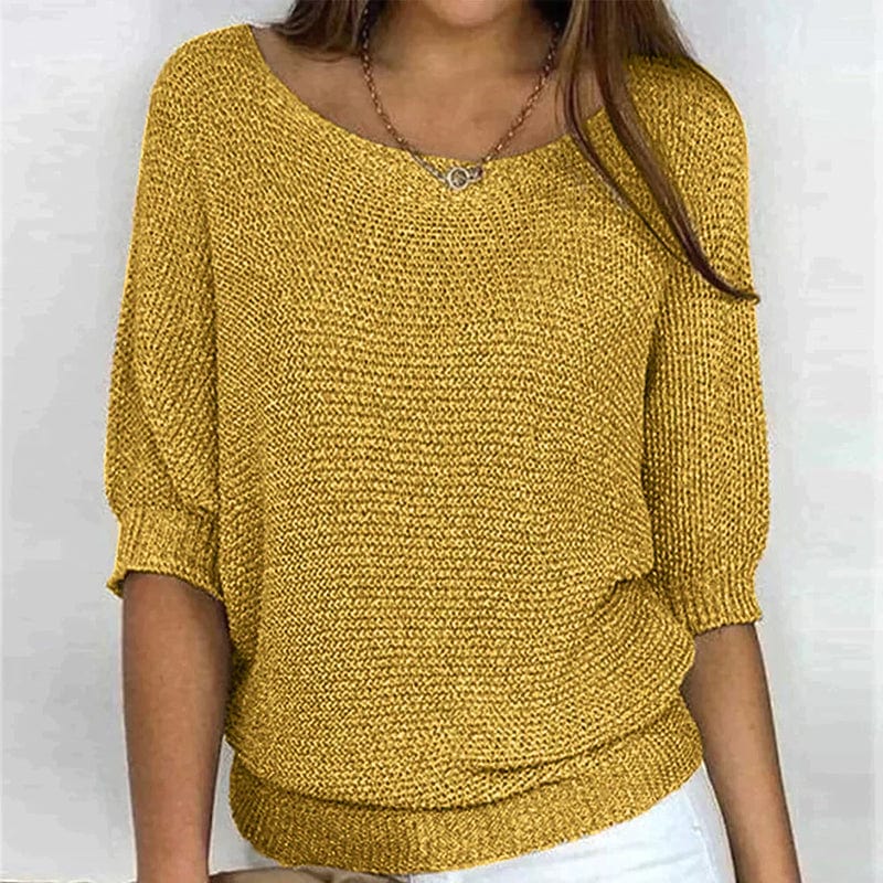Roundel | Three-Quarter Sleeve Sweater