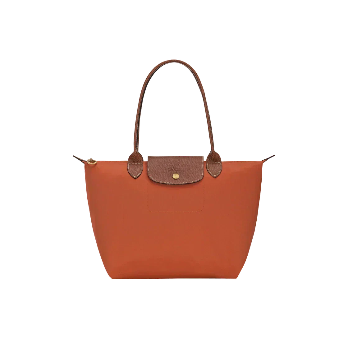 Longchamp - Large Le Pliage Tote, Red and White