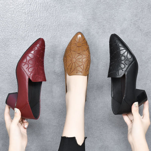 Broderin | Floral Embellished Pump Shoes
