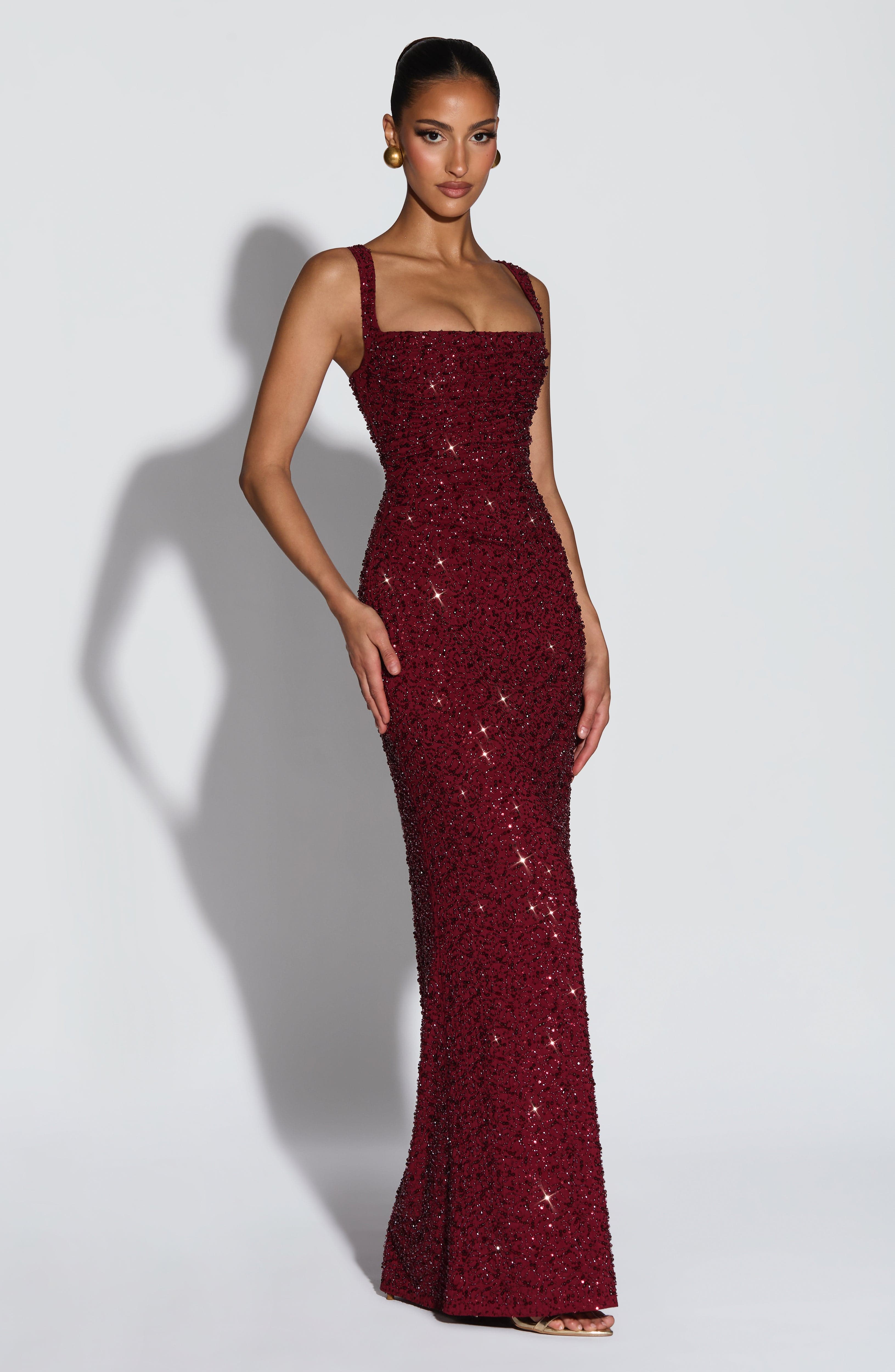 ROSALIND | Maxi Dress with Square Cut