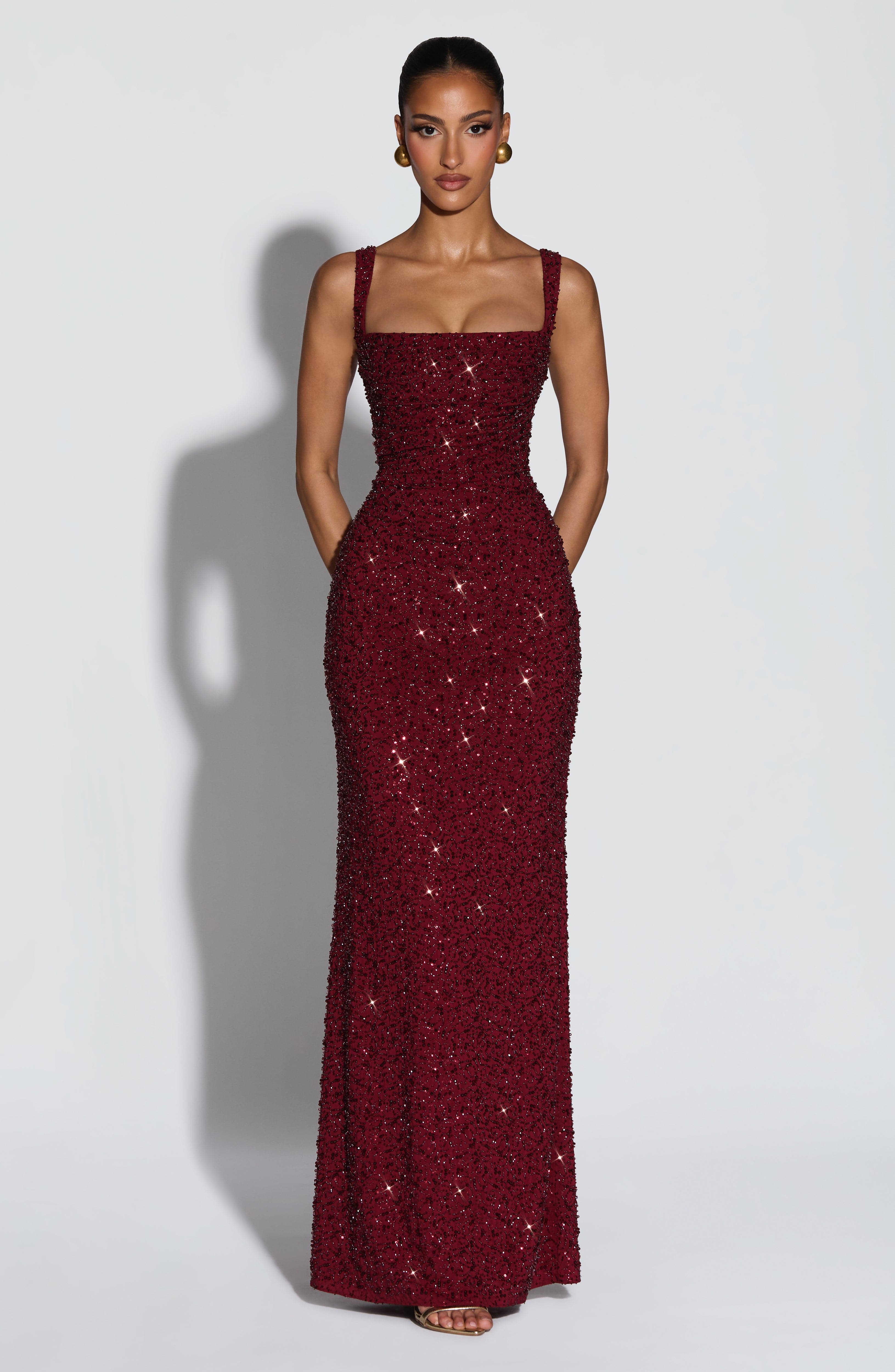 ROSALIND | Maxi Dress with Square Cut