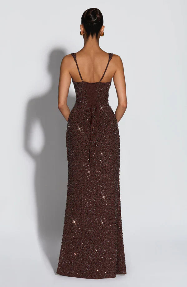 ROSALIND | Maxi Dress with Square Cut