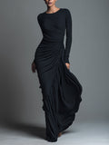 Elegant Black Maxi Dresses for Women MDA1541H1I