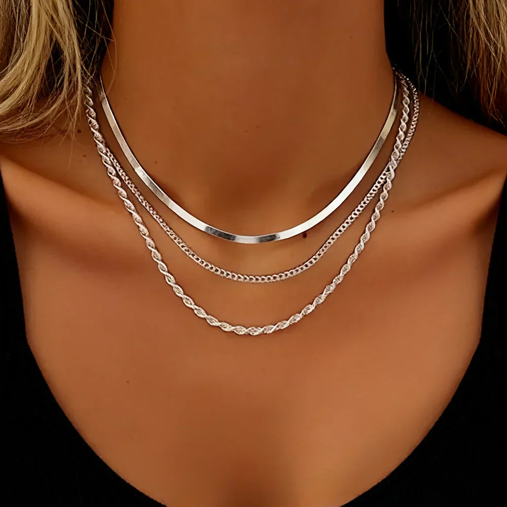 Elegant Multi-Level Gold Pendant