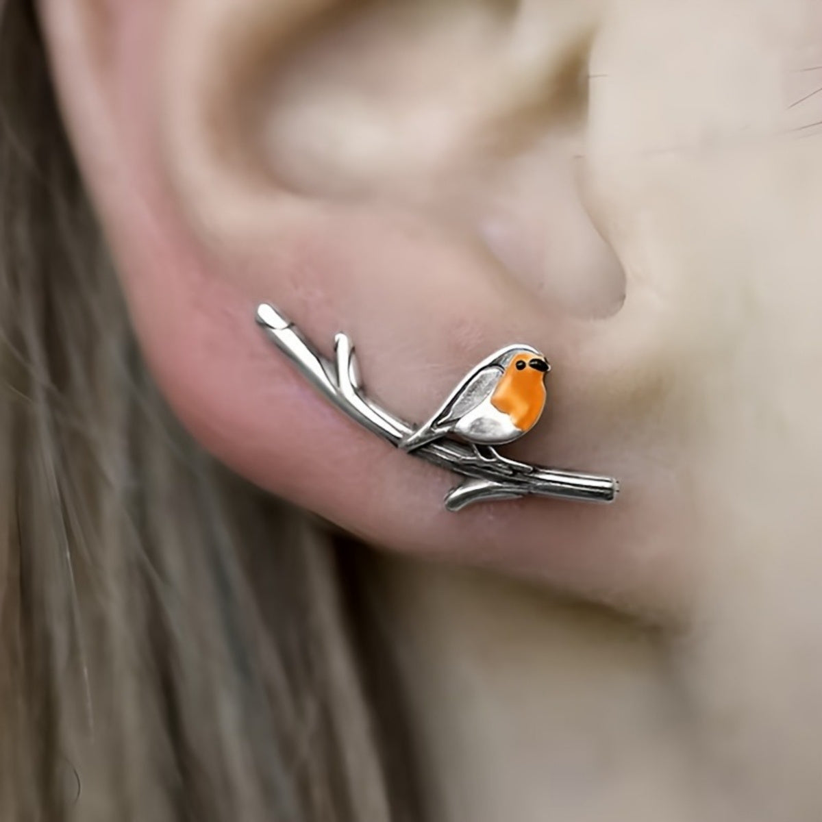 Animation Bird Earrings