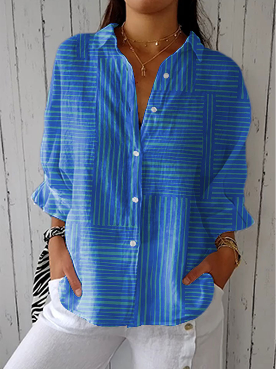 Cat-Top | Civil Striped Blouse