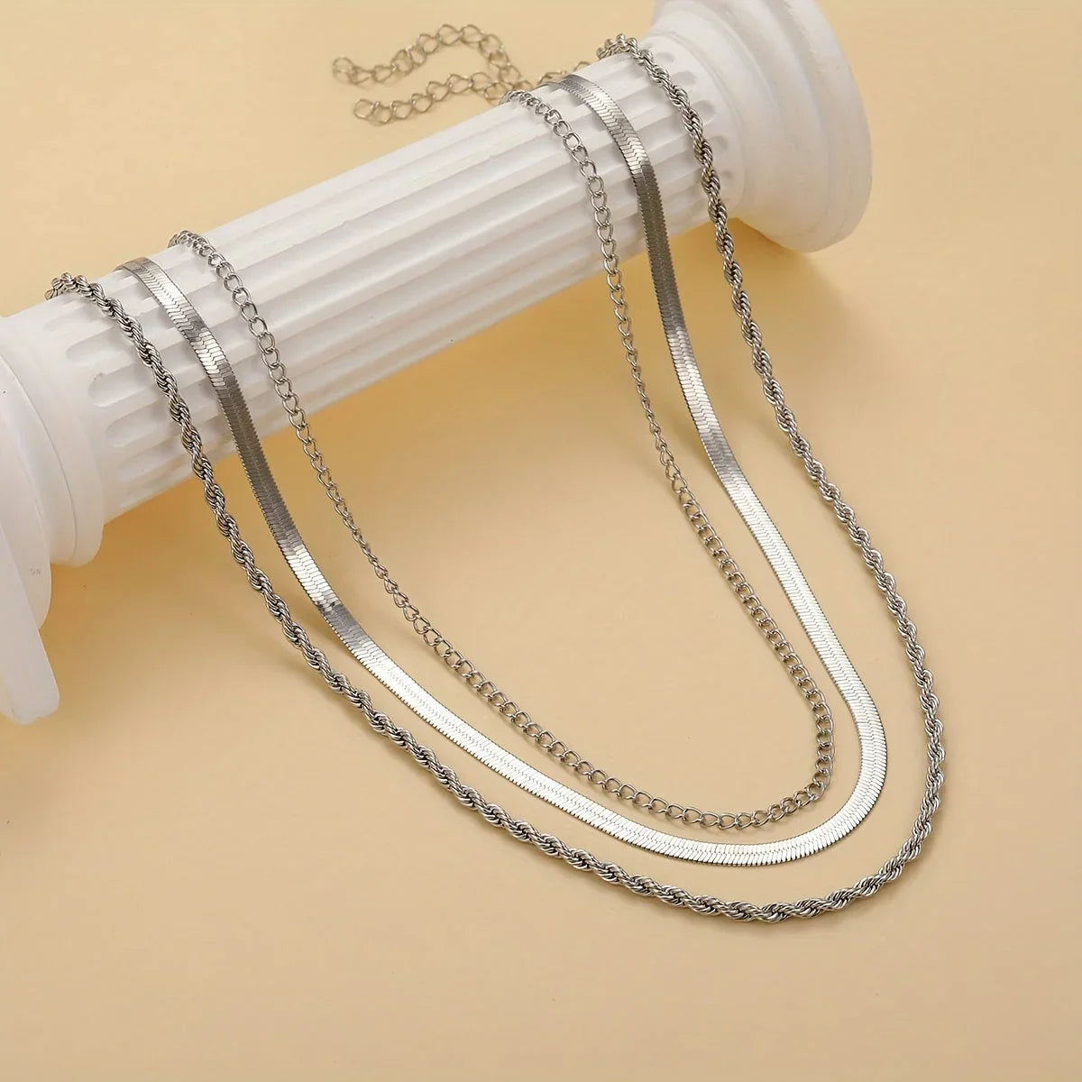 Elegant Multi-Level Gold Pendant