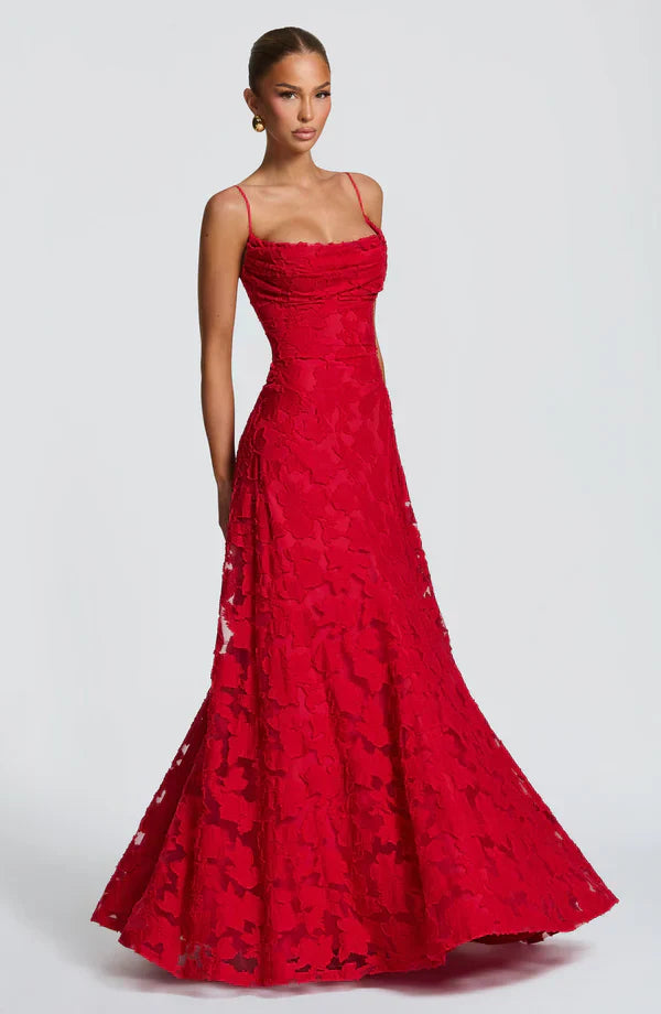 Sophia | Elegant Maxi Dress with Lace