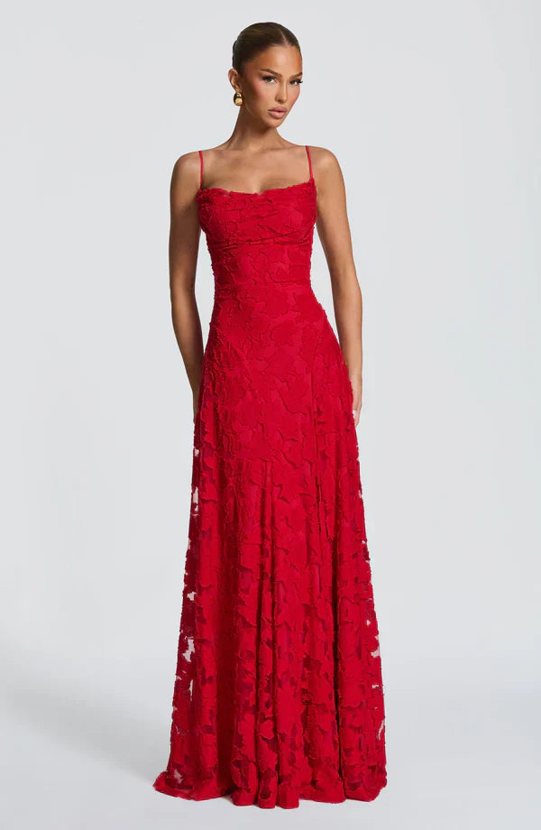 Sophia | Elegant Maxi Dress with Lace
