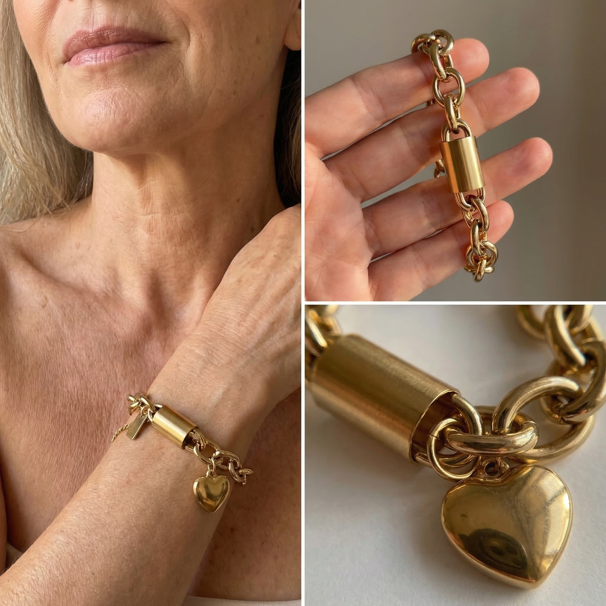 Libya™ | Thick Gold Bracelet