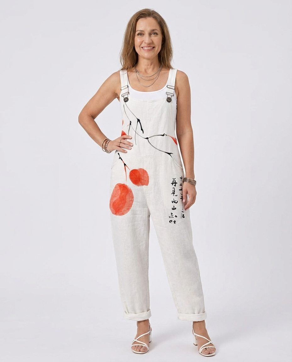 Brilisa™ | Comfortable Printed Jumpsuit Dress