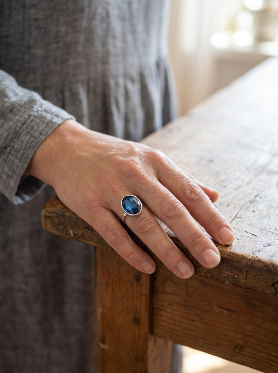 Celestial Blue Ring™ – Vintage Sparkle