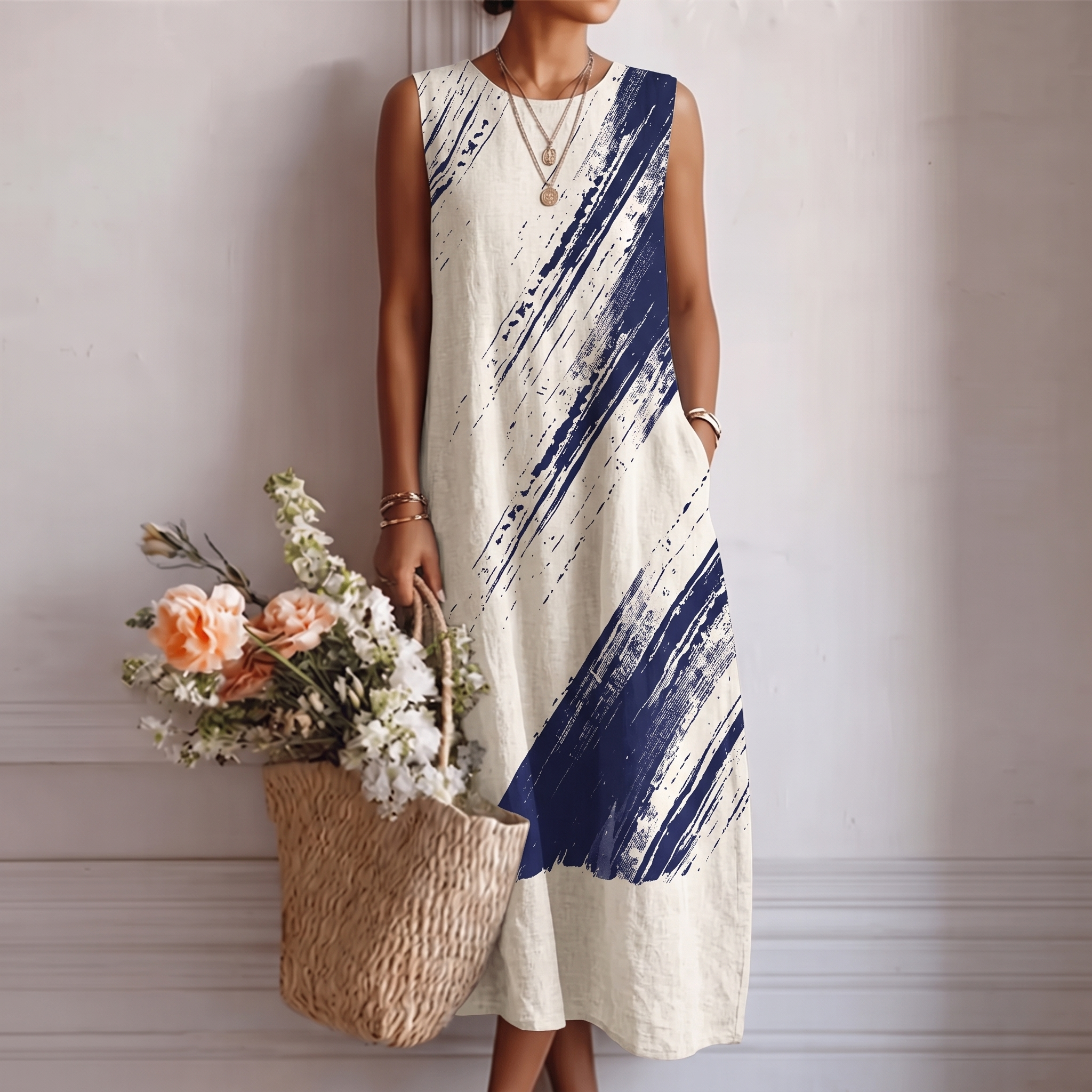 Alin™ | Elegant Midi Dress for Everyday