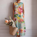 Karla™ | Elegant Colorful Midi Dress