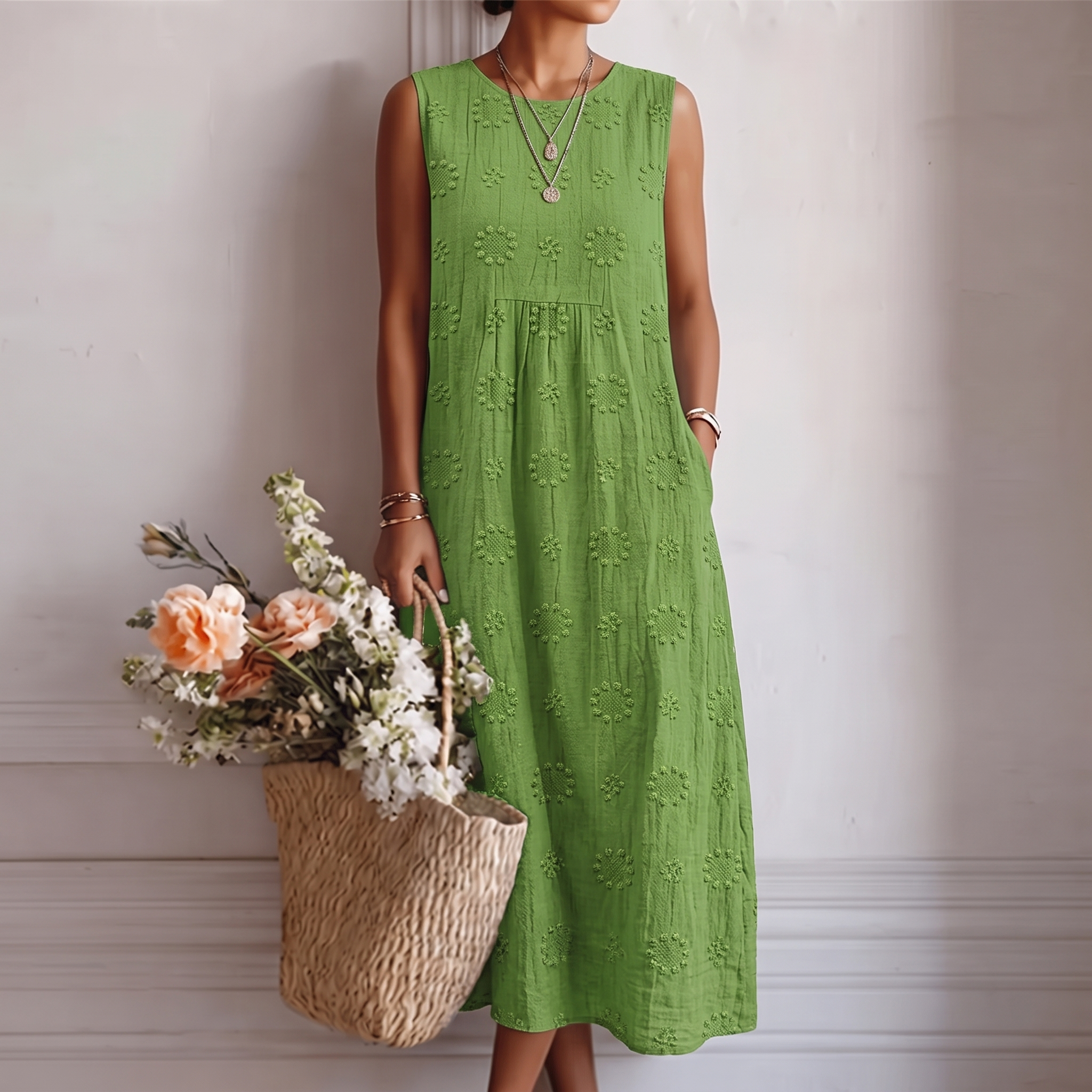 Olivia™ | Breezy Midi Dress for Everyday