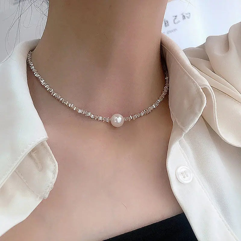 Vintage Collar with Pearls