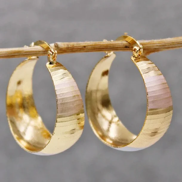 Luxurious and Refined Gold Earrings
