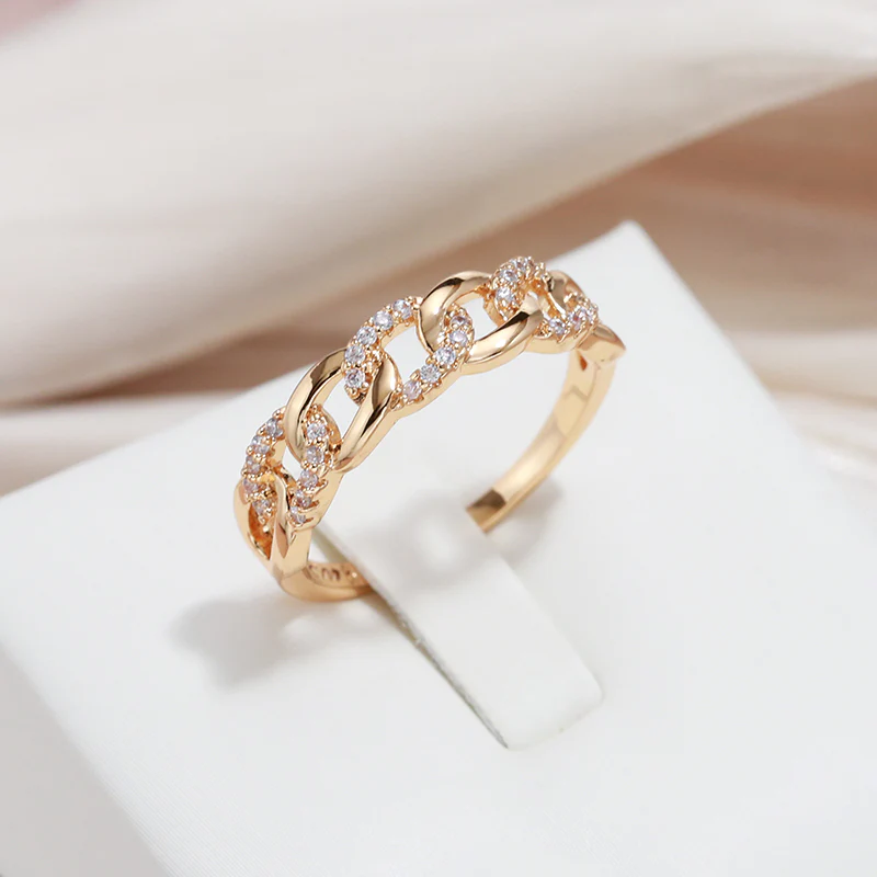 Gold Ring “Maille Chic”