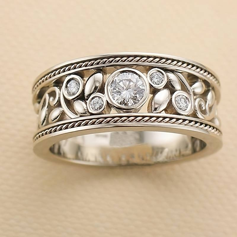 Eternal Silver Ring™ – Zircon Glow