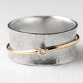 Golden Elegance Ring™ – Silver and Shine