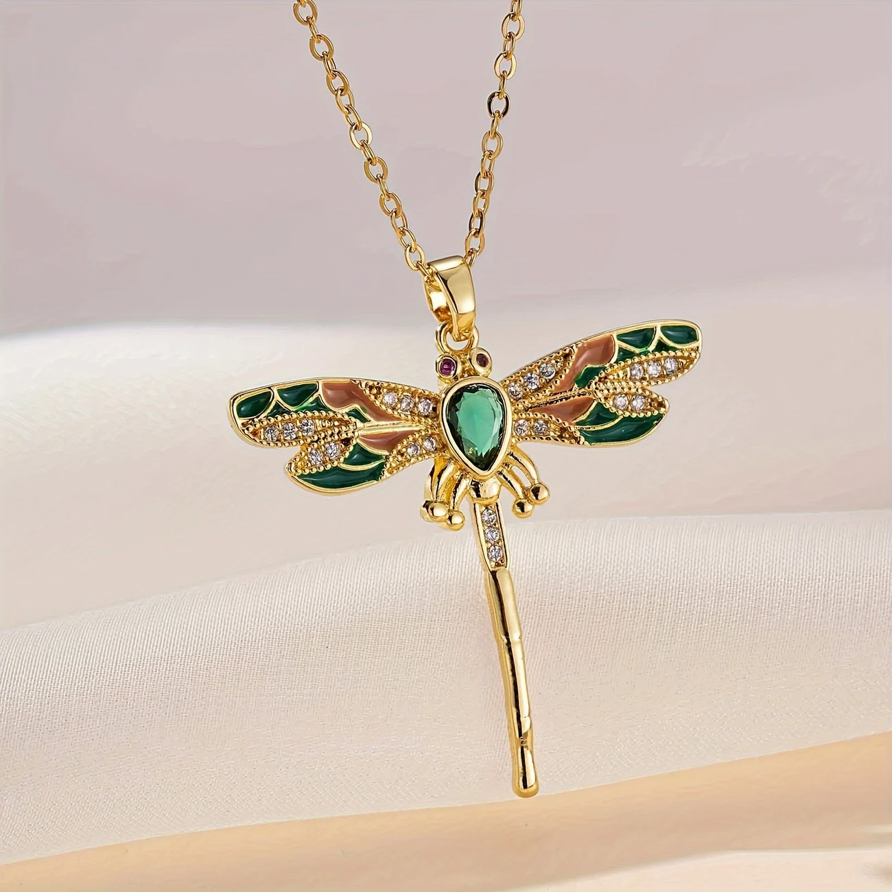 Illuminated Collar with Green Dragon