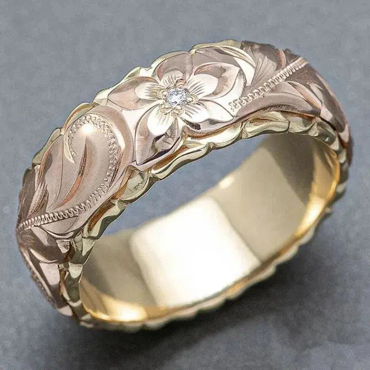 Antique Pink Gold Ring