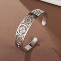 Open Hard Bracelet in Silver