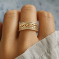 Gold Ring "Lucha and Ota"