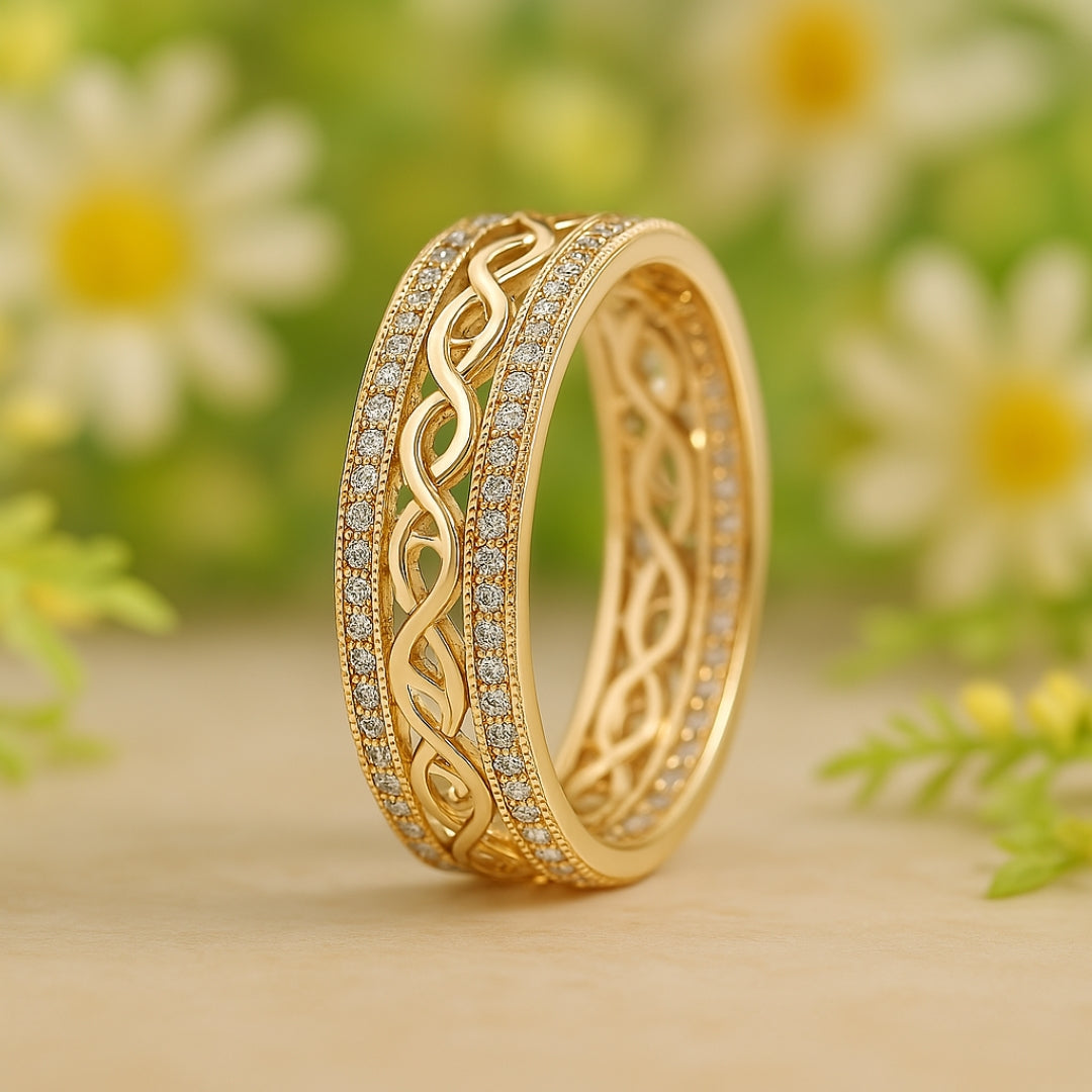 Gold Ring "Lucha and Ota"