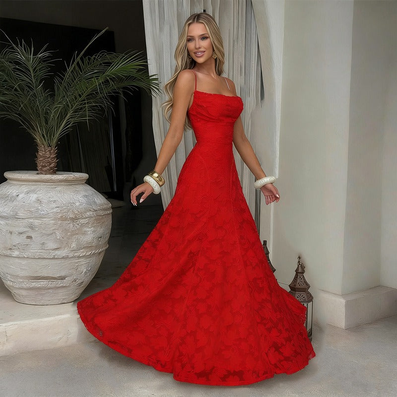 Sophia | Elegant Maxi Dress with Lace