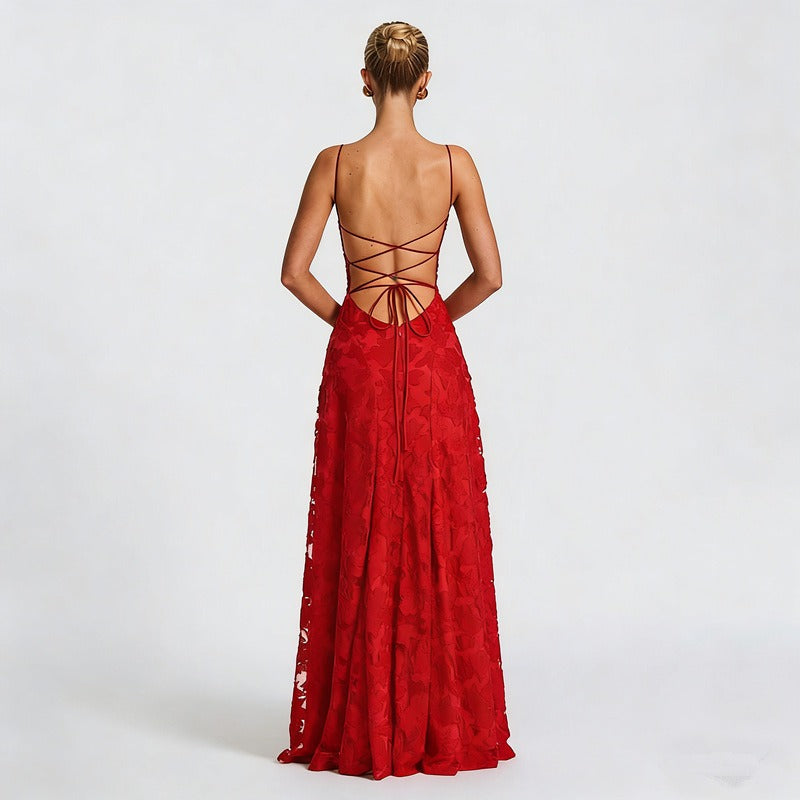 Sophia | Elegant Maxi Dress with Lace