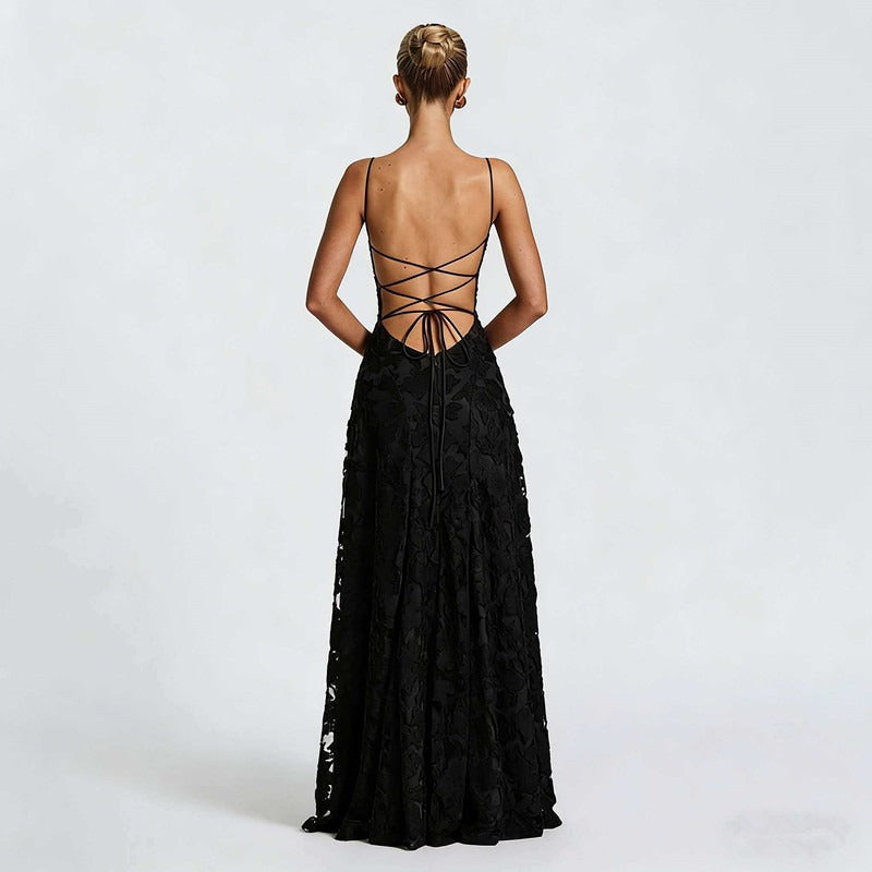 Sophia | Elegant Maxi Dress with Lace