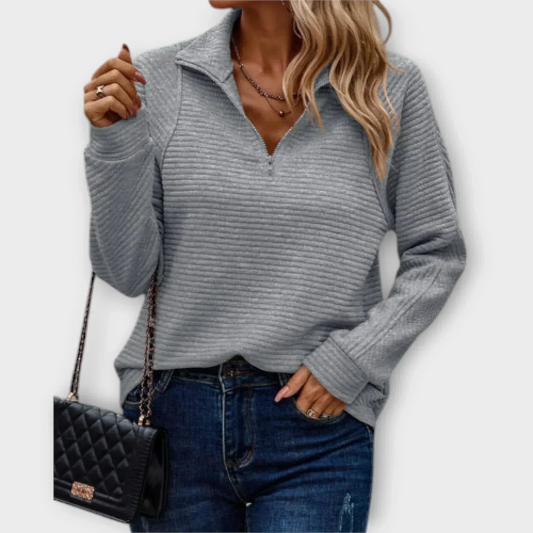 Olivia | Half-Zip Sweater
