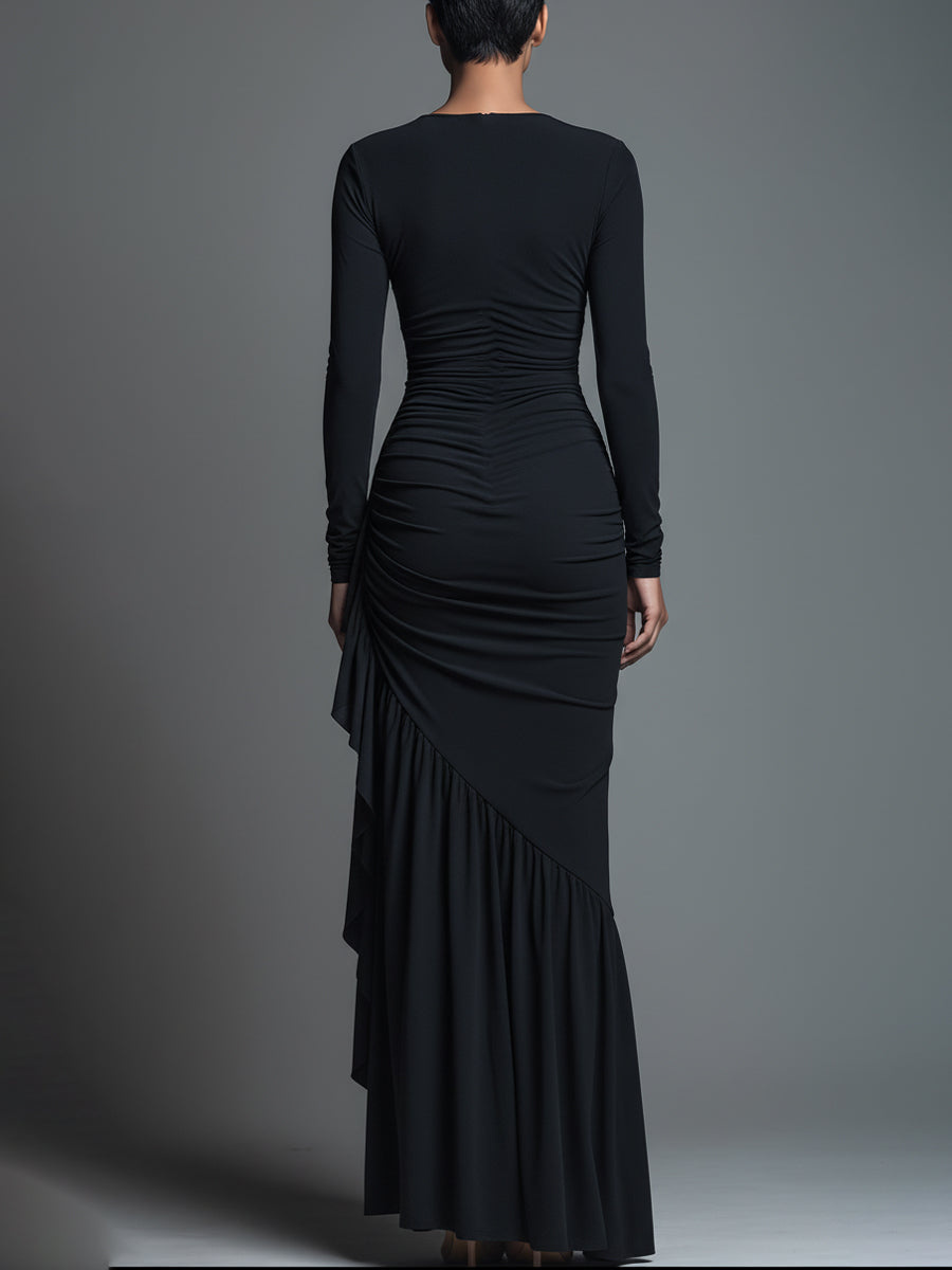 Elegant Black Maxi Dresses for Women MDA1541H1I