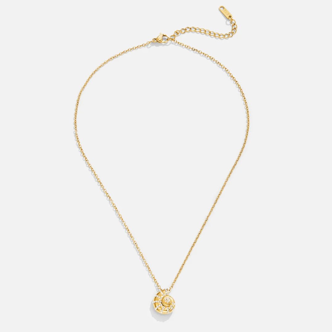 Bracelet with shell pendant in crystal version